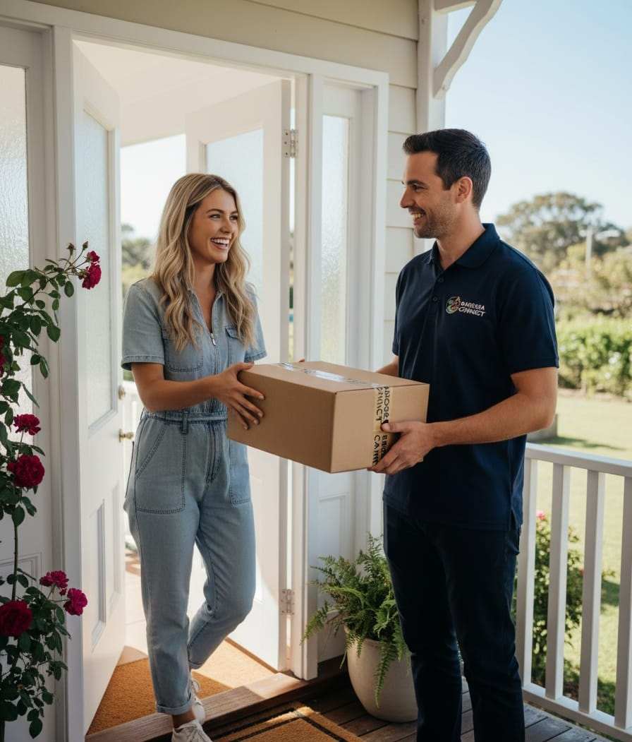 Receive delivery at home