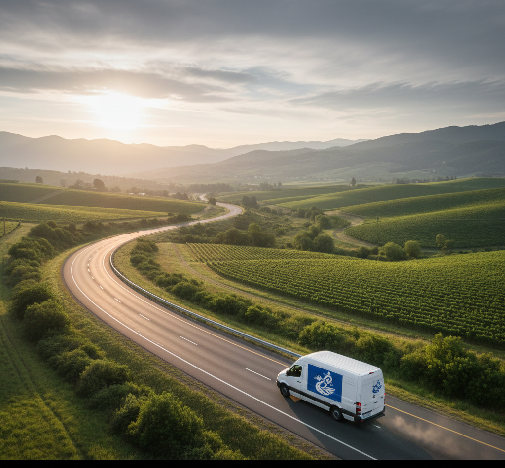 Barossa Connect service region map showing delivery coverage
